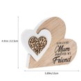 thumbnail image 2 of Mothers Day Heart Wooden Table Sign Mothers Day Table Centerpieces Decoration, 2 of 8