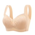 thumbnail image 1 of Timegard Bras for Women Wireless Flower Lace Full Coverage Comfortable Everyday Bras with High Support, 1 of 2