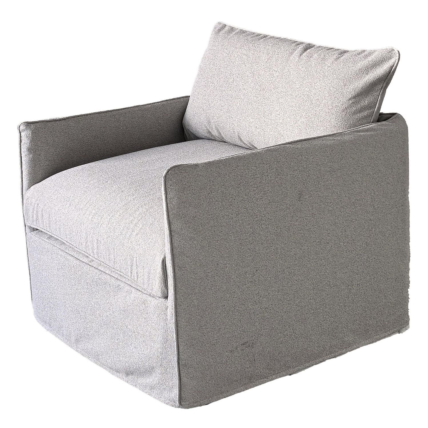 Ensemble modulaire de fauteuils club Lanai avec accoudoirs, gris