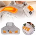 thumbnail image 4 of Todaioua USB Neck Shoulder Heating Pad with 3 Temperature Settings Portable Heat Therapy Wrap Auto Shut Off Gift for Parents Relief Pain Relief, 4 of 7