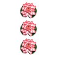 thumbnail image 3 of QualitChoice Artificial Lotus Replacement Simulation Outdoor Garden Park Pond Pool Photography Fake Water Flower Decor Light Pink 3PCS, 3 of 6
