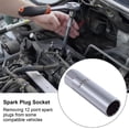 thumbnail image 3 of Thin Wall Magnetic 14mm Spark Plug Socket Wrench 12Point Drive I4 K8J9 38in, 3 of 8