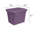 thumbnail image 3 of Sterilite Boîte 68L, Violet, 3 of 3