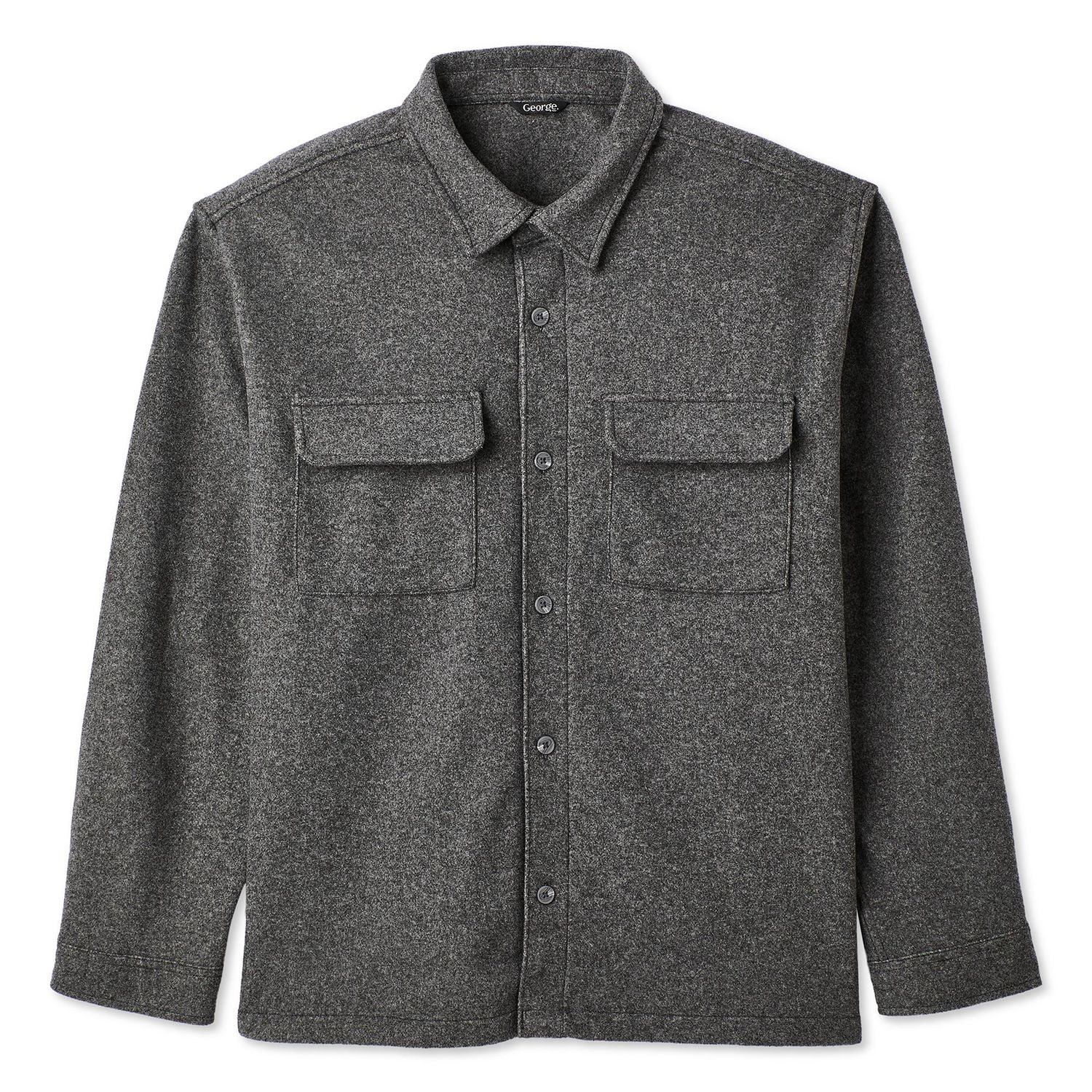 George Big Men's Brushed Overshirt