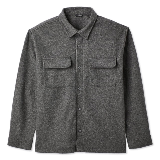 Chemise d’extérieur brossée George Plus pour hommes