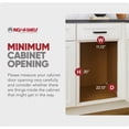 thumbnail image 4 of Rev-A-Shelf Double Pullout Trash Can 27 qt. with Soft-close, 53WC-1527SCDM-217, 4 of 8