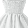 thumbnail image 4 of Robes de Printemps pour Fille, Robes Trapèze à Volants Évasées pour Fille, Robe à Bretelles Spaghetti Smockée pour Filles, Robe Tutu, 4 of 4