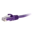 thumbnail image 2 of C2G 20ft Cat6 Ethernet Cable - Snagless Unshielded (UTP) - Purple - Patch cable - RJ-45 (M) to RJ-45 (M) - 20 ft - UTP - CAT 6 - snagless, stranded - purple, 2 of 8