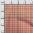 thumbnail image 2 of oneOone Cotton Silk Orange Fabric Houndstooth Craft Projects Decor Fabric Printed By The Yard 42 Inch Wide, 2 of 4