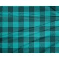 thumbnail image 4 of oneOone Polyester Lycra Turquoise Blue Fabric Gingham Check Sewing Craft Projects Fabric Prints By Yard 56 Inch Wide, 4 of 4