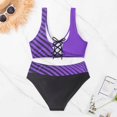 thumbnail image 4 of 2025 Women's High Waisted Tankini Junior Bathing Suits Shorts Two Pieces Tankini Set Bikini Tops for Women Large Bust Supportive, 4 of 5