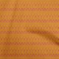 thumbnail image 1 of oneOone Polyester Spandex Gamboge Yellow Fabric Tribal Sewing Craft Projects Fabric Prints By Yard 56 Inch Wide, 1 of 4