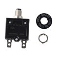 thumbnail image 1 of Rooha Convenient Button Motor Protection 125-250V Protector BlACk Color Easy Reset Excessive Current Detection Electrical Safety,25A, 1 of 9