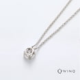 thumbnail image 3 of WINQ Solitaire Necklace 4 Prong Lab Grown Diamond 14K Gold, 3 of 5