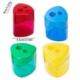 thumbnail image 2 of Compact Hole Manual Pencil Sharpener with Protective Lid for School Classroom Home Use, 2 of 6
