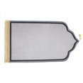 thumbnail image 3 of Elegant Prayer Mat Washable Floor Mat with Tassel Worship Blanket Prayer Rug for Gray, 3 of 9