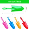thumbnail image 3 of CHOK Mini Pelle de Jardin Colorée Pelle de Sable en Métal Outils pour les Enfants Pelle de Bêche Résistant à la Rouille pour la Plantation de Transplantation Désherbage Creuser la Plage, 3 of 7