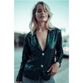 thumbnail image 4 of Women's Evening Sparkle Sequins Open Front Long Sleeve Blazer Jacket, 4 of 5