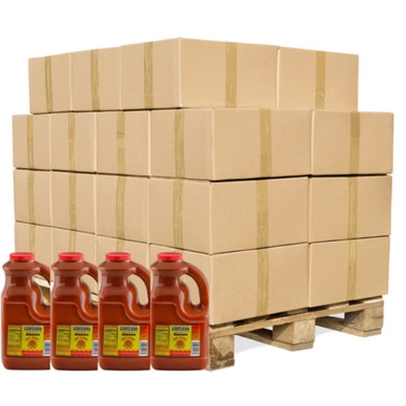 Louisiana Sauce Piquante Habanero en Vrac pour Services Alimentaires 1 Gallon - 4/caisse (Palette de 60 Caisses)