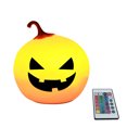 thumbnail image 2 of TopLLC Lampe de Nuit en Silicone Télécommandée, Lanterne Citrouille Halloween USB Lampe de Charge Colorée Lampe de Nuit de Vacances, 2 of 5