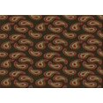thumbnail image 1 of Ahgly Company Tapis Rectangulaire Lavable en Machine Rouge Brun, 5 Pieds x 7 Pieds, 1 of 7