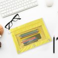 thumbnail image 5 of Dvruxg 2 Pcs Trousse à Crayons, Trousse à Crayons Trois Trous avec Fermeture Éclair Unique, Sac de Rangement de Documents en PVC Transparent, Grande Capacité Trousse à Crayons avec Fermeture Éclair, Trousse à Crayons Transparente, 5 of 5