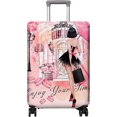 thumbnail image 1 of Travel Luggage Cover Suitcase Protector Fits 18-32 Inch Luggage Wheel Covers Patterned Travel Related Items Flower Luggage Protector Elastic Luggage Anti-scratch Suitcase Cover S, 1 of 5