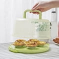 thumbnail image 4 of WIFKLSIIPG Boîte de Rangement Ronde pour Gâteau avec Poignée et Plateau Intérieur, 4 of 8