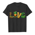 thumbnail image 4 of TZEWGL Tops For Toddler Short Sleeve Crew Neck Cartoon Prints Trendy Top For Kids size 6-7T, 4 of 4