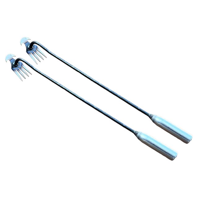 jinwen Hand Weeder, Hand Weeding Removal Puller, Portable Garden Weeder Tool, Stainless 50cm 2Pcs