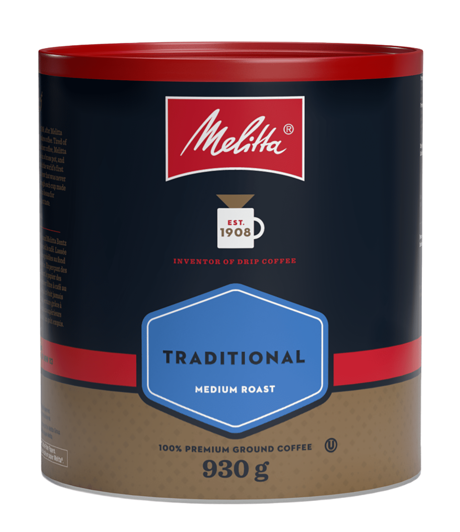 Melitta Traditional Medium Roast & Ground Coffee