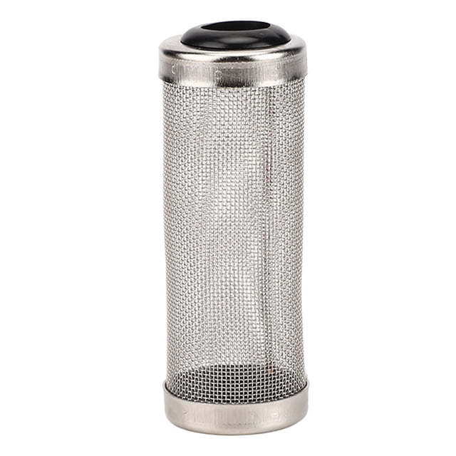 Filtre d'Entrée d'Entrée de Réservoir de Poisson, Garde de Filtre d'Aquarium Trous Fins Robustes pour le Diamètre Intérieur Noir de Filtration 12mm/0.47in Small
