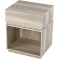 thumbnail image 1 of SEI Meubles Mortayne Table d'Appoint en Bois en Chêne Lavé Blanc, 1 of 3