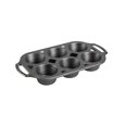 thumbnail image 1 of Lodge Bakeware 6 Cup Muffin Pan, 1 of 5