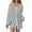 Grey, variant on cfhntfmh Button down Shirt Women Long Sleeve Cotton Oversized Shirts for Women Work Blouses Summer Vacation Clothes