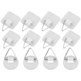 thumbnail image 1 of 60 pcs Adhesive Plate Hooks Picture Frame Hooks Sticky Plate Wall Hooks Photo Frame Hooks, 1 of 8