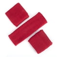 thumbnail image 3 of GOGO Sweatband Set Sports Athletic Exercise Headband Wristband Set Red, 3 of 8