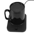 thumbnail image 1 of Electric Mug Warmer, Waterproof Smart Mug Warmer 3 Gears Control USB Powered  For Office For Travel Black, 1 of 8