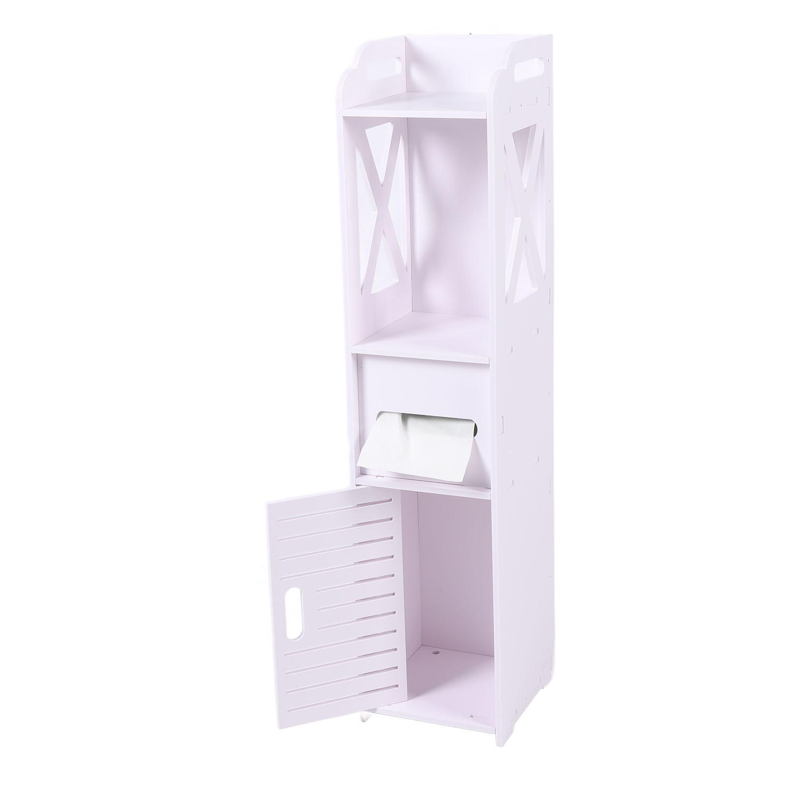 Petit Meuble de Rangement pour Salle de Bain, Armoire de Rangement Mince pour Papier Toilette pour Chambre