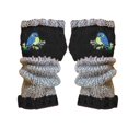 thumbnail image 4 of Winter New Ladies Fingerless Knitted Warm Half Finger Wool Gloves, 4 of 4