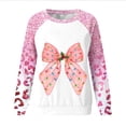 thumbnail image 4 of TIMIFIS Chandails de Noël pour Femmes 2024 Hiver Manches Longues Col Rond Imprimé Nœud Papillon Chandails à Enfiler Hauts Cadeaux pour Femmes pour Noël, 4 of 4
