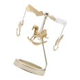 thumbnail image 4 of fastboy Spinning Tea Light Candle Holder Candle Lover Ornament Rotating Candlestick Horse, 4 of 9
