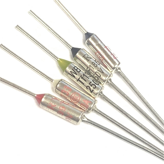 Pack of 100 Thermal Fuse Handy Installation Craftsmanship Temperature Fuses Compact Size Controller Thermostat Switch Metal Fuze 110°