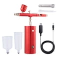 thumbnail image 1 of maskred Lightweight Airbrush Air Compressor Kit Set Precise Spray Painting Portable Red 1.49x5.1x5.7 Inch 1Set, 1 of 6