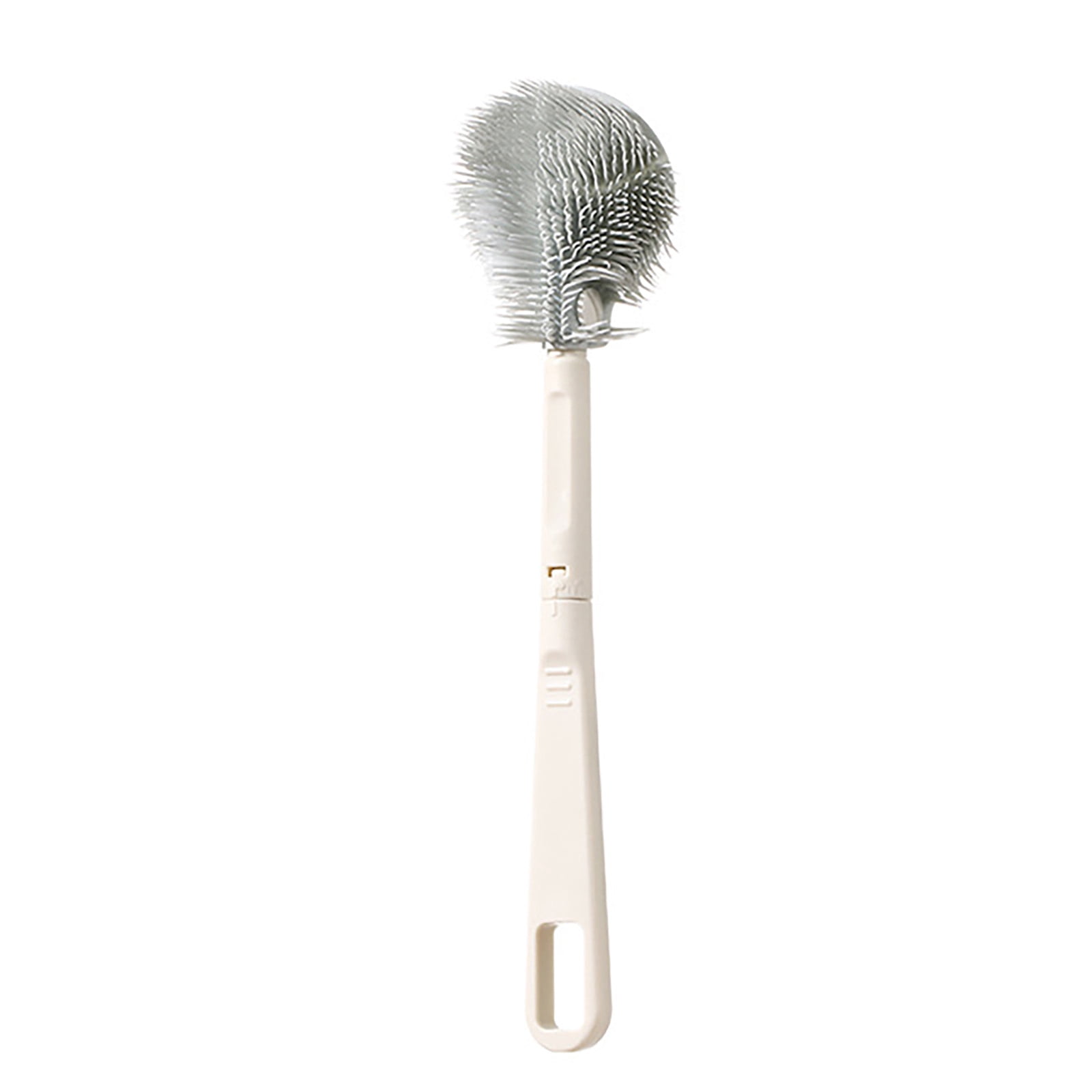 360° No Dead Corner Silicone Cleaning Brush With Foldable Head Multifunctional Bottle Cleaning Brush Detachable Portable Bottle Brush For Baby Bottles Glass Cups Coffee Pots Cl