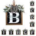 thumbnail image 1 of Décorations de Porte d'Entrée Signe de Couronne d'Alphabet Décoration Suspendue Extérieure 11.8"*11.8", 1 of 3