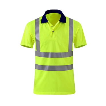 High Visibility Sweatshirt for Men Pullover Hi Vis Hoodie Pullover Sweatshirt Reflective Short Sleeve Sweatshirt Tops Shirt with Sleeve X Sleeve Mens Big and Tall Tee Shirts Printed Tee Shirt