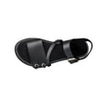 thumbnail image 1 of Wdhugt Womens Roman Style Flat Sandals Open Toe Buckle Strap Pu Us Size 7.5 Foot Length 9.84 Inches, 1 of 7