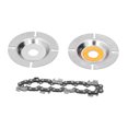 thumbnail image 2 of Angle Grinder Chain Disc, 7 Teeth Accurate Woodcarving Accessories Chainsaw Blade Circular  For Shaping For Cutting Orange Card, 2 of 8