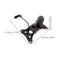 thumbnail image 2 of BRIGHTFUFU Chaise de Bureau Plaque Pivotante Métal Robuste Noir 1 Pcs pour Adultes Rentrée Scolaire, 2 of 8